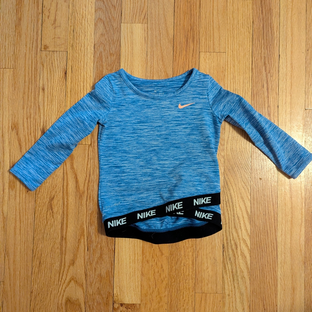 Nike Kids Blue Long Sleeve Top